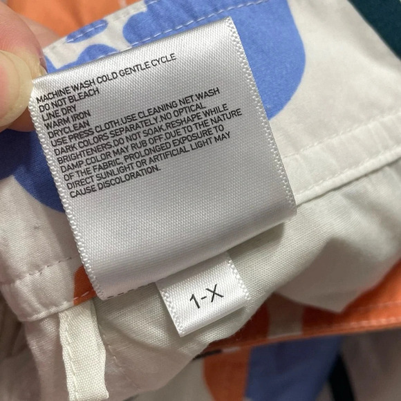 Marimekko x Uniqlo Floral Print Pants High Rise Wide Leg - Picture 5 of 10